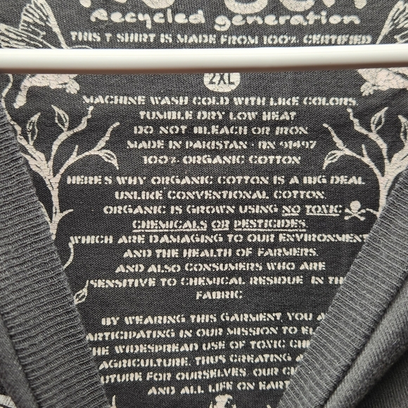 Re-Gen Tee Size L Black DJ Short Sleeve T-Shirt - Picture 3 of 5